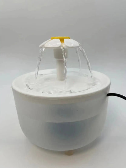 Cat Water Fountain with flowing water, designed for fresh and filtered hydration for pets.