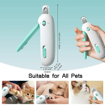 Professional Pet Nail Clippers, vet-approved design ensuring safe and precise grooming for all pets.