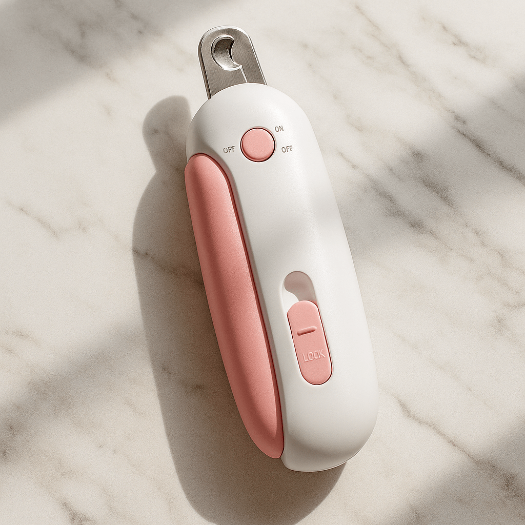 Professional Pet Nail Clippers with ergonomic design and safety lock feature for stress-free grooming at home.